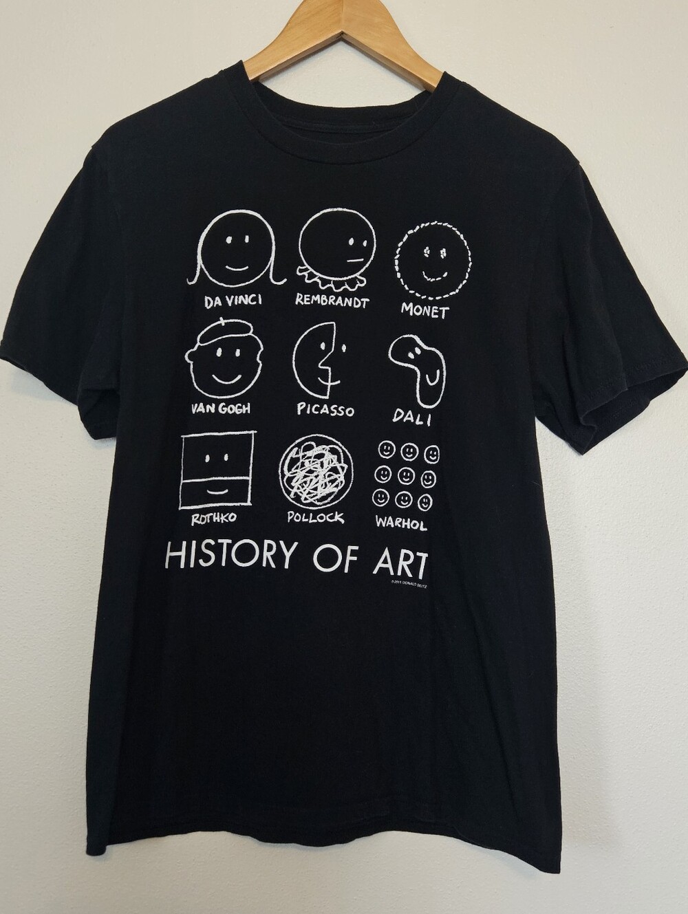 MoMA History of Art Graphic Tee Shirt Medium Unisex